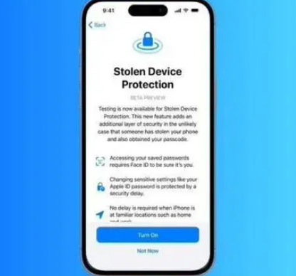 莆田苹果授权维修店分享被盗设备保护功能开启方法 