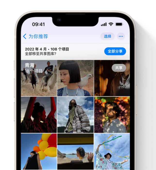 莆田苹果维修网点分享在 iPhone 上使用共享图库 