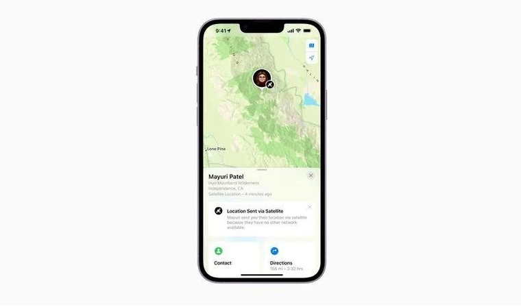 莆田苹果14维修分享iPhone14系列中 FindMy功能通过卫星分享位置方法教程 