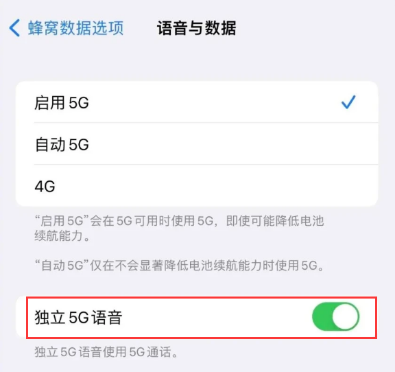 莆田苹果14维修分享iPhone 14 Pro如何开启VoNR 