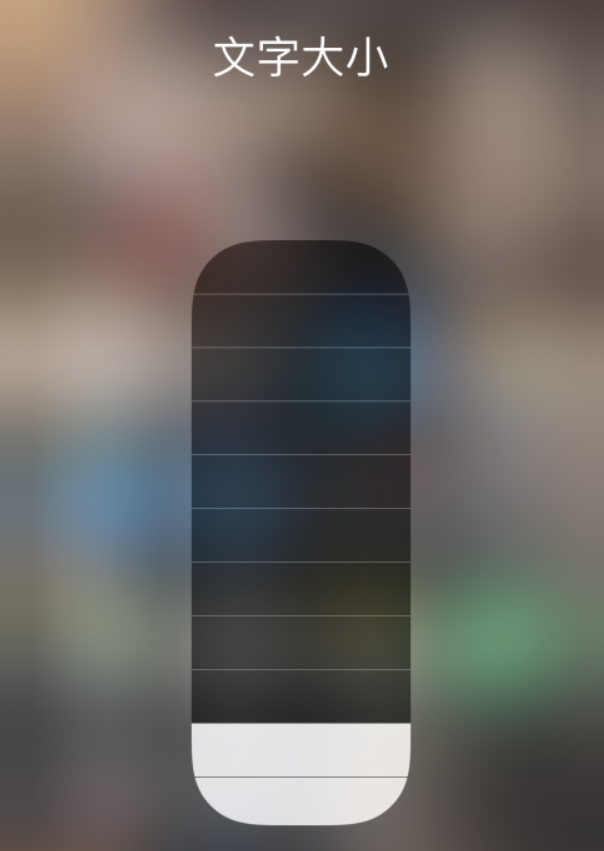 莆田苹果手机维修分享小技巧：在 iPhone 控制中心快速调节字体大小 