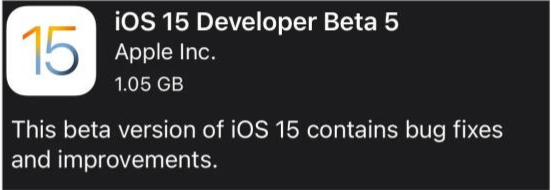 莆田苹果手机维修分享如何升级到iOS15.0 beta5 